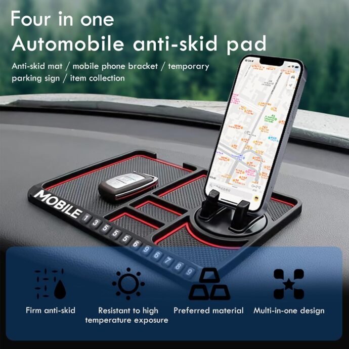 Tapis antidérapant multi-usages en silicone – Adhérence puissante et repositionnable tk - Image 2