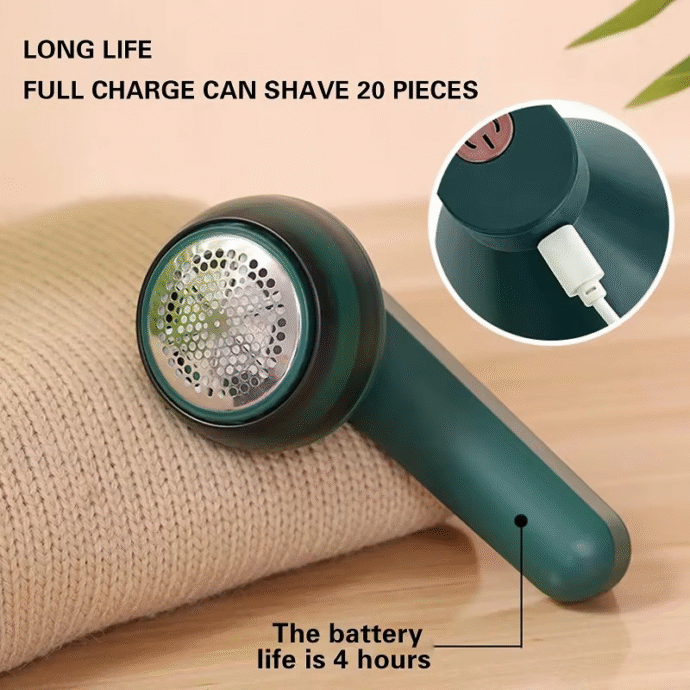 Rasoir Anti-bouloches Électrique Rechargeable – USB - Image 6