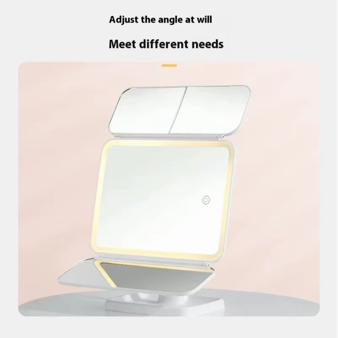 Miroir de Maquillage LED Tri-Volet – Grossissement Haute Précision - Image 8