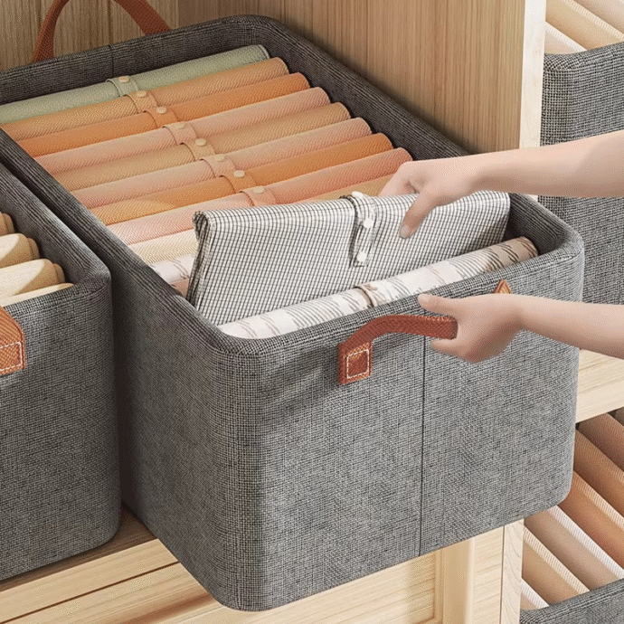 Sacs de Rangement Pliables avec Poignée (x2) - Image 3