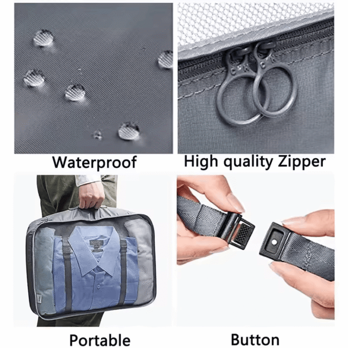 Organisateurs de Valise – 7 Pièces - Image 4