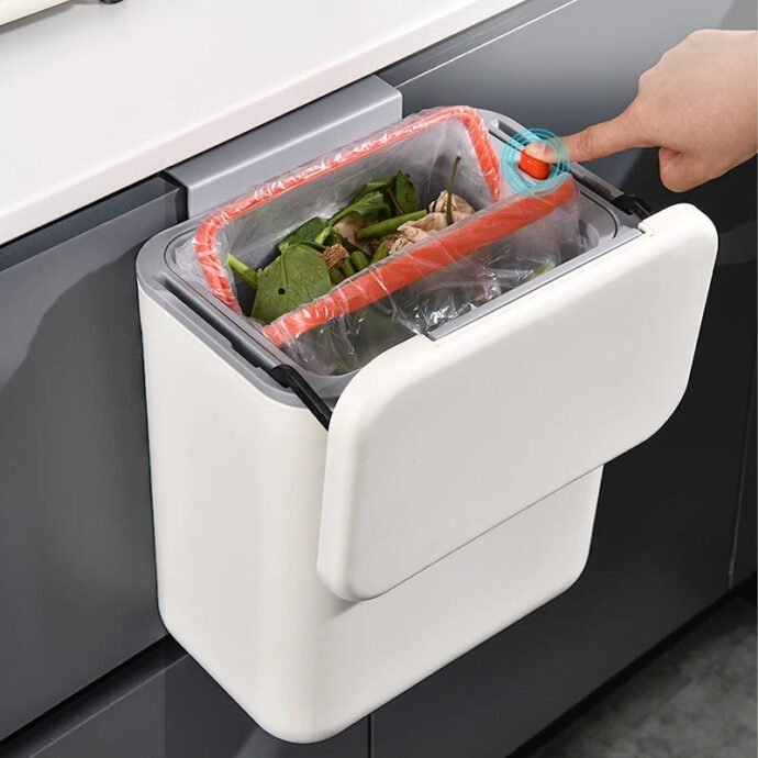 Poubelle Murale de Cuisine – Design Élégant et Pratique - Image 5