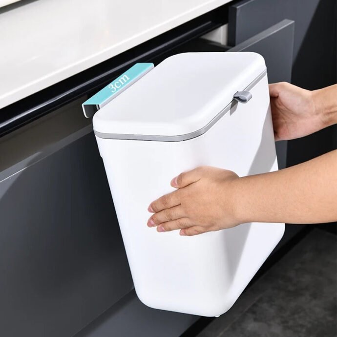 Poubelle Murale de Cuisine – Design Élégant et Pratique - Image 8