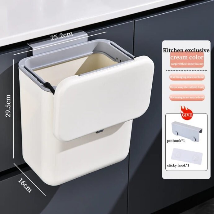 Poubelle Murale de Cuisine – Design Élégant et Pratique - Image 2