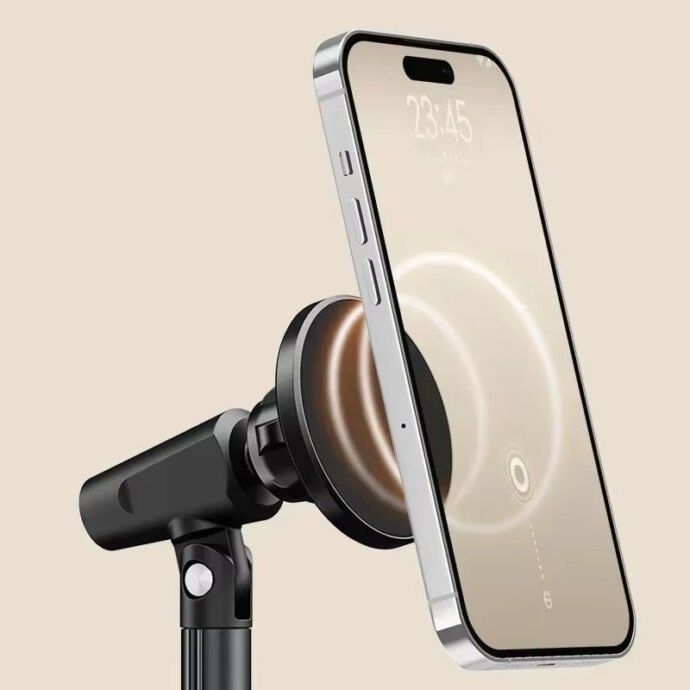 Support Téléphone Magnétique en Aluminium – Réglable, Stable et Élégant - Image 7