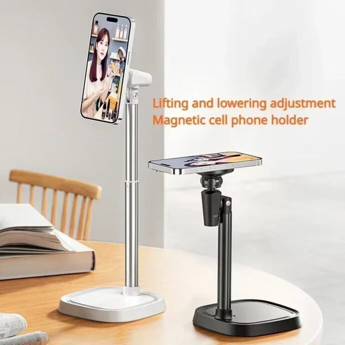 Support Téléphone Magnétique en Aluminium – Réglable, Stable et Élégant - Image 3