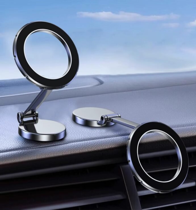 Support de Téléphone Magnétique pour Voiture – Rotation 1080° | Universel iPhone & Android TK - Image 3